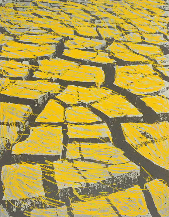 Menashe Kadishman: Cracked Earth A