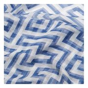 Anni Albers indigo Meander scarf