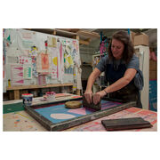 Georgia Bosso screenprinting