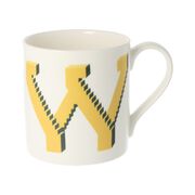 Alphabet of art mug - W