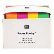 Neon washi tape set