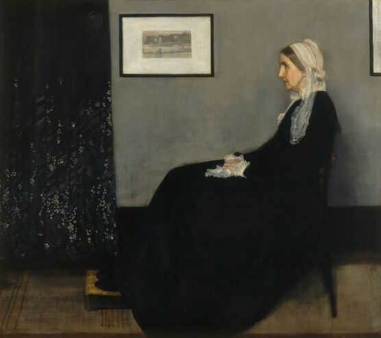 James McNeill Whistler: Arrangement in Grey and Black: Portrait of the Painter's Mother