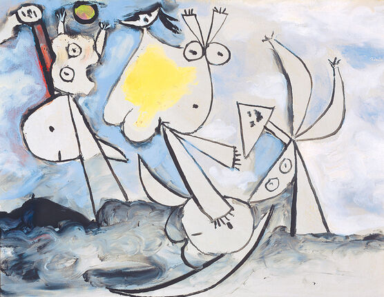 Pablo Picasso: Ball Players on the Beach