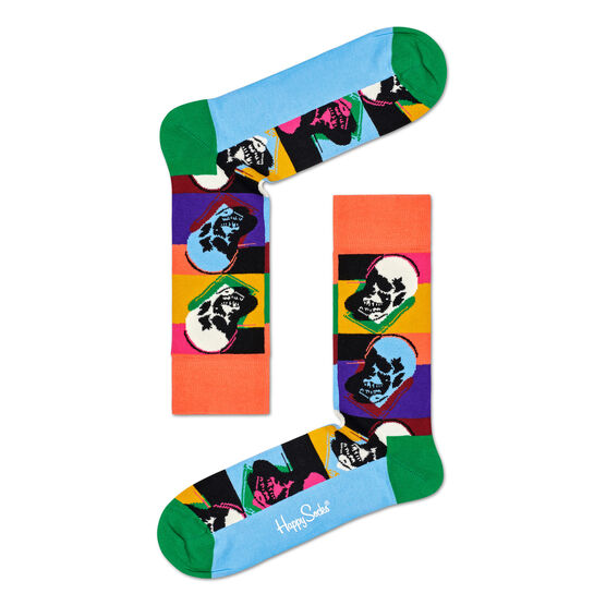 Andy Warhol Skull socks