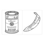 Andy Warhol colouring book