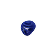 Blue  Helix 3D printed ring