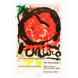 Joan Miró 1964 vintage exhibition poster