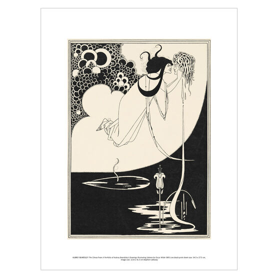 Aubrey Beardsley: The Climax exhibition print
