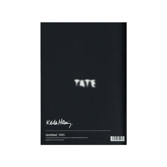 Keith Haring Dog on Black notebook