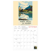 English Travel Posters 2026 wall calendar