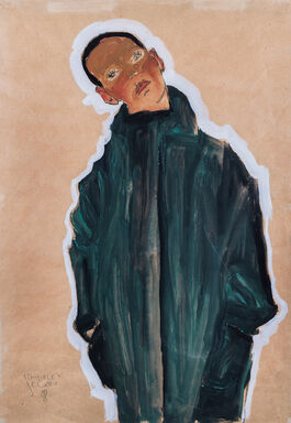 Egon Schiele: Boy in Green Coat
