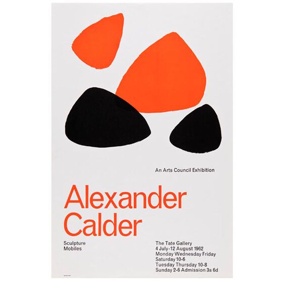 Alexander Calder: Sculpture and Mobiles vintage poster