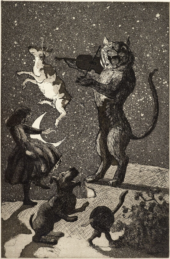 Paula Rego: Hey Diddle Diddle, from the series 'Nursery Rhymes'