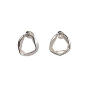 Silver Waterpool earrings