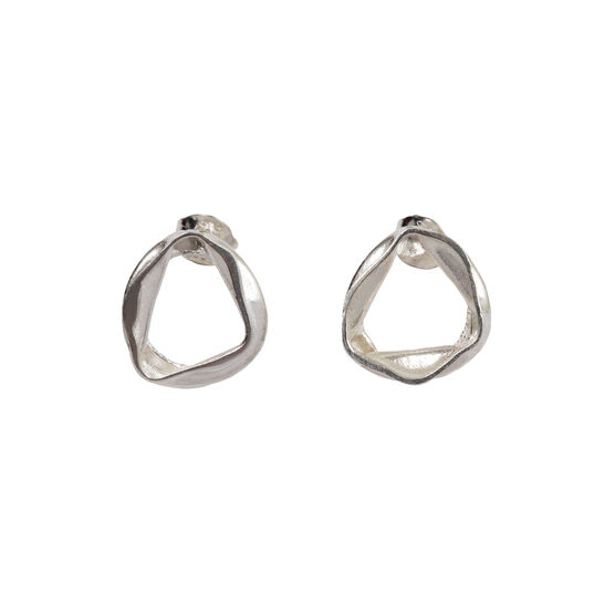 Silver Waterpool earrings