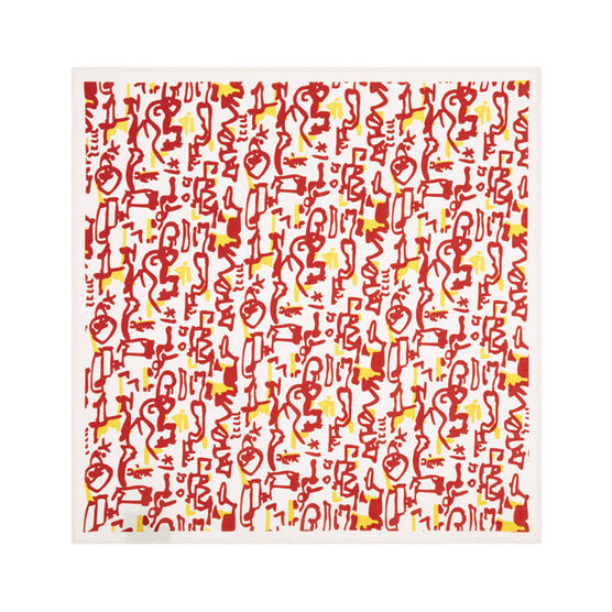 Patrick Heron Aztec cotton handkerchief