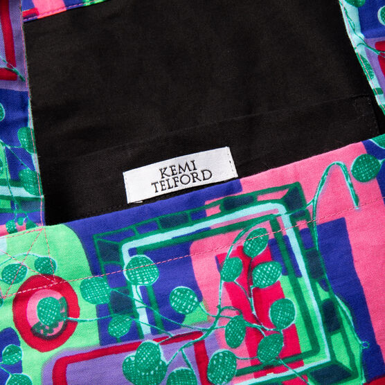 Kemi Telford pink large tote bag