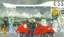 Edward Burra: Cornish Clay Mines