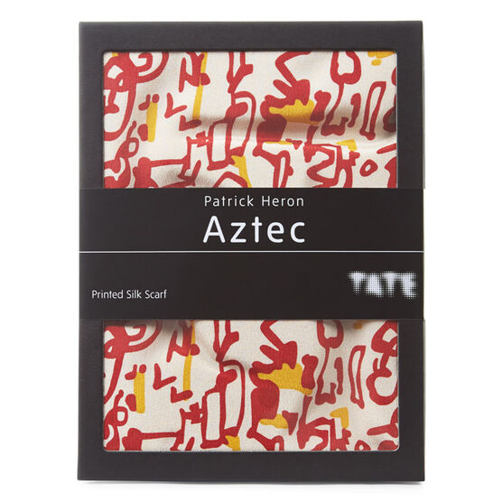 Patrick Heron Aztec silk scarf