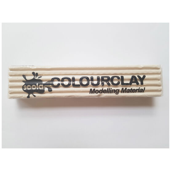 Newplast white modelling clay