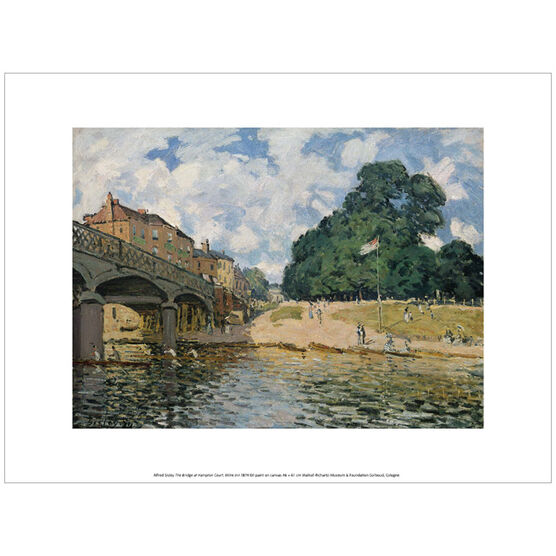 Sisley The Bridge at Hampton Court (exhibition print)