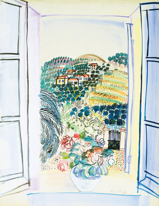 Raoul Dufy: Open Window at Saint-Jeannet
