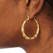 Solange gold hoop earrings