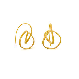 Medium sculptural embolic earrings