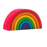 Wooden rainbow