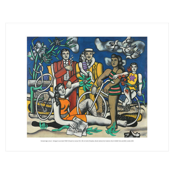 Fernand Léger: Leisure - Homage to Louis David mini print