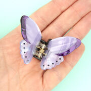 Mini butterfly hair claw