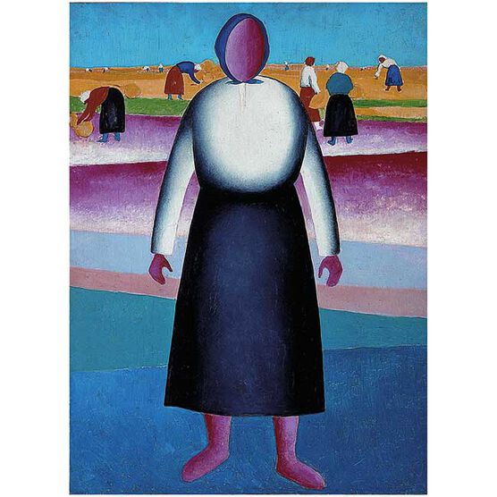 Malevich: Harvesting. Study for a Painting