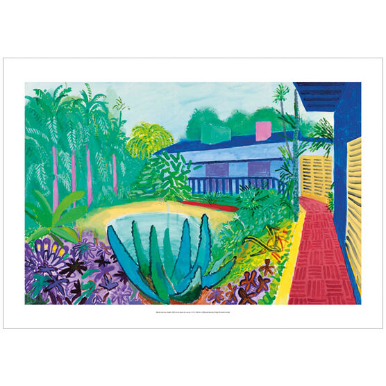 David Hockney Garden (poster)