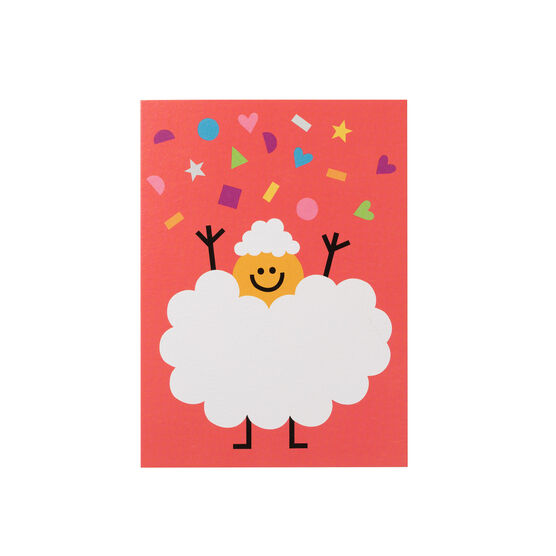 Marcus Walters Throwing Shapes greetings card
