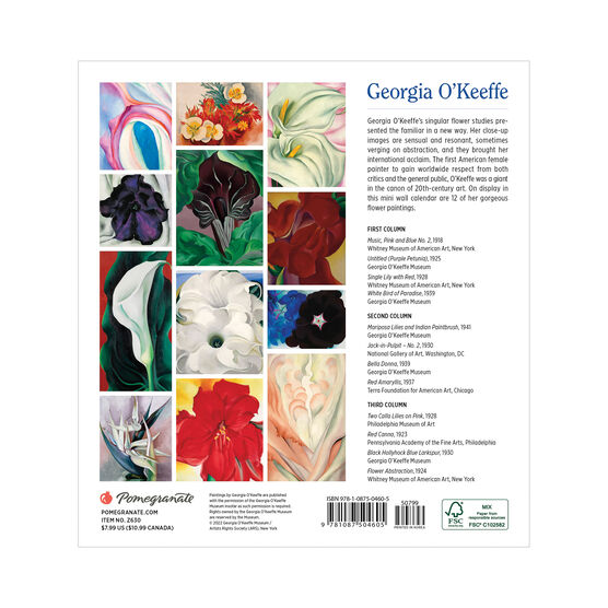O'Keeffe 2023 mini wall calendar Calendars Tate Shop Tate