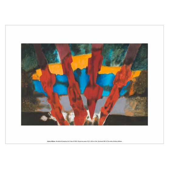 Aubrey Williams Shostakovich 3rd Symphony Opus 20 art print