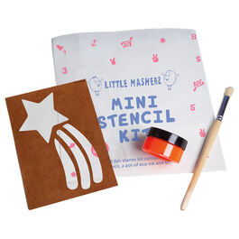 Shooting star mini fabric ink stencil Kit