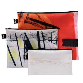 Wilhelmina Barns-Graham set of 3 zip pockets