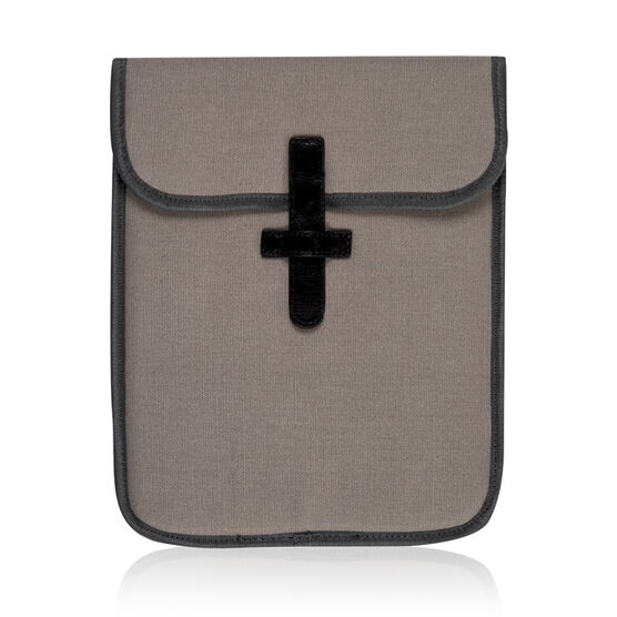 Grey/Orange Ally Capellino tablet sleeve