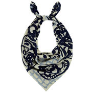 Patrick Heron silk scarf - blue