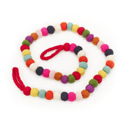 Handmade felt multi-coloured bubble garland