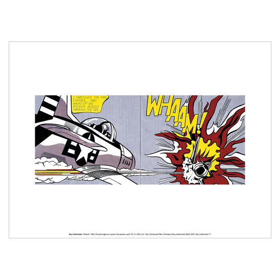 Roy Lichtenstein Whaam! art print | Art Prints | Tate Shop | Tate
