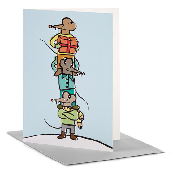 Tate RCA Christmas card Mitko Karakolev - A Mice Christmas (Pack of 6)