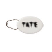 Tate logo white coin pouch