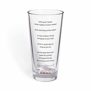 Marina Abramović method drinking glass
