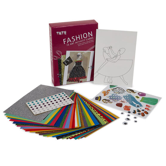 Fashion art activity cards