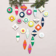 Felt bauble advent calendar kit