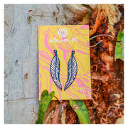 Yili leaf earrings