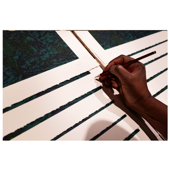 Hurvin Anderson, The Raft, 2026