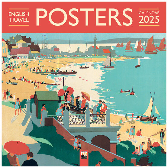English Travel Posters 2025 wall calendar Calendars Tate Shop Tate